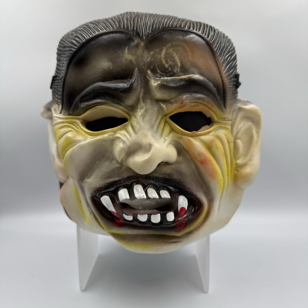 Vintage 70s/80s Topstone-Style Latex Monster Mask Ugly Man / Brute Halloween